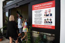 Patrick Riley On Twitter As Seen At Seed To Table In North Naples Where The Owner Alfie Oakes Announced Today He S Suing Collier County Over Its Recently Passed Mask Mandate He Previously