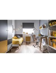 Etagère murale homdox étagère murale pr maison meuble petit en bo. Etagere Murale A Fixer En Bois Blanc Et Gris Graphite Chambre Ado