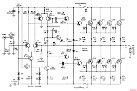 400w mosfet amplifier circuit schematic diagram. 400watt Irfp448 Power Amplifier Diy Circuit