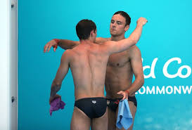 Daley won the 2009 fina world championship in the individual event at the age of 15, before regaining it in 2017. Tom Daley And Dan Goodfellow Win Gold For England In Men S Synchronised Diving At Commonwealth Games Mirror Online