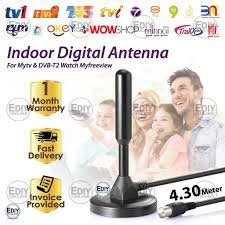 Picks up uhf, high vhf, fm and hd. Uhf Indoor Digital Tv Antenna Bst118 8 Meter For Myfreeview Antena Dvbt2 Mytv å¤©çº¿ 0101007 Shopee Malaysia