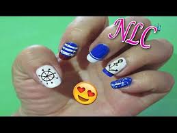 Ver más ideas sobre uñas náuticas, disenos de unas, uñas marinas. Decoracion De Unas Marineras Como Hacer Un Ancla Y Timon En Unas Nlc Youtube