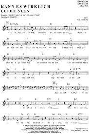 Kann Es Wirklich Liebe Sein Keyboard Aus Der Konig Der Lowen Musical Pdf Noten Klick Auf Saxophon Noten Querflote Noten Der Konig Der Lowen Musical