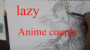 Anime couple kissing drawing 4 couples coloring pages thanhhoacar for anime kissing coloring pages uploaded by stanley k. Anime Couples Drawings In Pencil Youtube