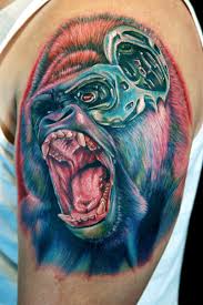 Gorilla-nator by Cecil Porter : Tattoos