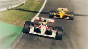 Trouble at the straight with bumpy track...