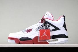 2019 New Release Air Jordan 4 Retro Fire Red White Varsity Red Black Air Jordans Jordan 4 Air Jordan Shoes