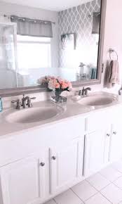 It takes a little more prep than painting a room. How To Paint A Bathroom Cabinet In A Weekend Momhomeguide Com