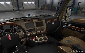 Download Interior Mod For Kenworth T680 Mod For American Truck Simulator At Modshost In 2020 Kenworth American Truck Simulator Mod