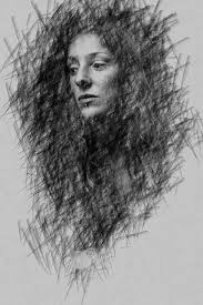 Cross Hatching Pencil Life Portrait Drawing Life Drawing