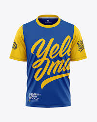 Download Men S Loose Fit T Shirt Mockup Front View In Apparel Mockups On Yellow Images Object Mockups
