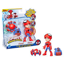 Spider-Man Spidey and His Amazing Friends Hero Reveal Spider-Man and  Trace-E Figure 2-Pack