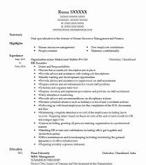 Hr Executive Resume Example Birla World School Harrison Georgia