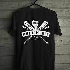 Aplikasi desain baju pertama akan kita bahas adalah ingubo. Jual Kaos Distro Pria Bergambar Kaos Multimedia Di Lapak Nayom Apparel Bukalapak