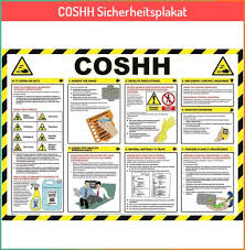 Coshh Sicherheitsplakat Coshh Sicherheitsplakat In 2020 Prevention Safety Posters Chart