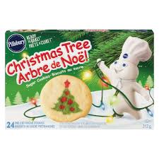 Pillsbury™ ready to bake ™ pre cut holiday sugar cookies. Ready To Bake Holiday Tree Cookie Dough