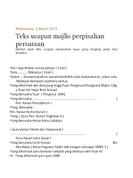 Tuan haji mohd nasarruddin bin ahmad. Ucapan