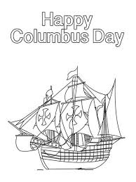 Free Columbus Day Coloring Pages Printable Happy Columbus Day Coloring Pages Coloring Pages For Kids