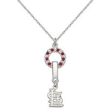 St Louis Cards Necklace St Louis Baseball Amazing Jewelry St Louis Cardinals