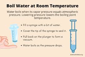 Simple and lightweight is usually the best choice. How To Boil Water At Room Temperature