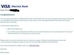 However, you are to include your. Merrick Bank Approved Myfico Forums 5945043