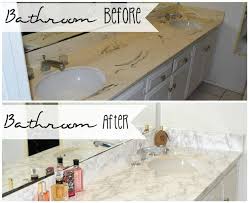 Update Countertop Self Adhesive White Marble Granite Film Not Grandma S Vinyl Film Or Paint Thicker Wider Waterproof Durable Countertop Makeover Bathroom Makeover Bathroom Countertops