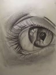 Blue eyes crying drawing by tyrone webber absolutearts com. What Are The Best Eye Sketches With Deep Meaning Quora