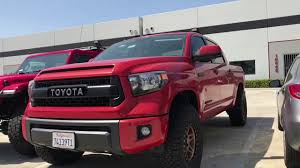 Find toyota tundra rims in canada | visit kijiji classifieds to buy, sell, or trade almost anything! Clearing 35 Tires On An Inferno Colored Toyota Tundra Trd Pro Youtube
