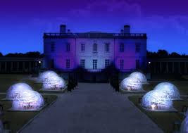 The queen's house is part of royal museums greenwich which includes the royal observatory, cutty sark, and the national maritime museum. Queen S House Dining Domes Igloo Dining At A Bridgerton Filming Site