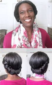 One stylish way to update your long relaxed hair is with bangs. An Easy Elegant Updo For Holiday Parties A Relaxed Gal
