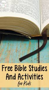 Children's sunday school curriculum schedules: Free Bible Studies For Kids And Bible Activities For Kids