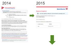 Don't save on a public computer. Bank Of America Redesigns Email Alerts
