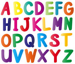 Free Vector English Alphabets In Many Colors