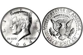 The 1973 proof silver dollar is worth around $35 in pr 65 condition. Kennedy Half Dollar Specifications