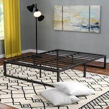 The bedframe of this set is constructed using solid steel with a powdercoat finish for years of durability. Alwyn Home Bilski 14 Steel Bed Frame Reviews Wayfair
