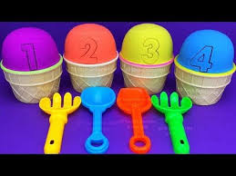 4 Color Kinetic Sand In Ice Cream Cups Surprise Toys Coles Little Shop Yowie Surprise Eggs Youtube Kinetic Sand Ice Cream Cup Kinetic