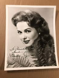 Martha Hyer Stunning Very Rare Very Early Autographed 8/10 Photo '58 Some  Run