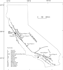 Earthquake warning california is the country's first publicly available, statewide warning system that could give california residents crucial seconds to take cover before you feel shaking. Index Map Of The San Andreas Fault System In California Showing The Download Scientific Diagram