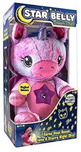 Amazon Com Ontel Star Belly Dream Lites Stuffed Animal Night Light Pink And Purple Unicorn H Animal Plush Toys Teddy Bear Stuffed Animal Animal Night Light
