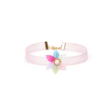 Die besten designs, die perfekt kombiniert werden können! Halsband Halskette Damen Madchen Kette Choker Blumen Spitze Rosa