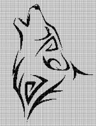 Maybe you would like to learn more about one of these? Tribal Wolf Head 3 Silhouette Cross Stitch Pattern In Pdf