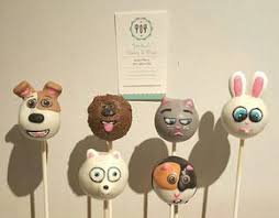 Secret Life Of Pets Cake Pops Www Facebook Com Jordynscakesandpops Dog Birthday Party Dog Themed Parties Animal Party