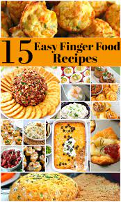 Greek yogurt onion dip from the food network kitchen. 15 Easy Finger Food Recipes Finger Foods Easy Appetizer Recipes Potluck Finger Foods