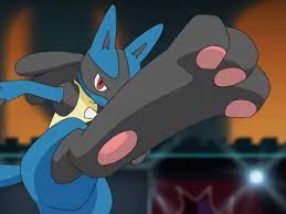 Lucario Foot Kick by yingcartoonman -- Fur Affinity [dot] net