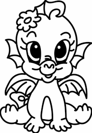 Plus, it's an easy way to celebrate each season or special holidays. Cute Baby Dragon Coloring Pages Download Dana Milenial