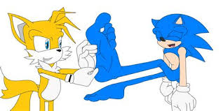 Two years ago, after a morning of running, the young hedgehog came home to see tails curled up on his couch fast asleep after working on his machines including the tornado. Shadow Sonic Tickles Feet Shefalitayal
