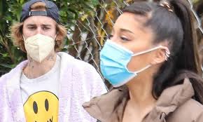 A little over a year after grande and gomez made their first public appearance together, the two have wed, tmz. Justin Bieber And Wife Hailey Are Joined By Pop Star Pal Ariana Grande And Her Fiance Dalton Gomez Daily Mail Online