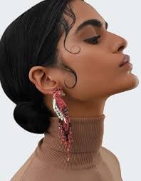 Peacock Earrings "Rainbow"