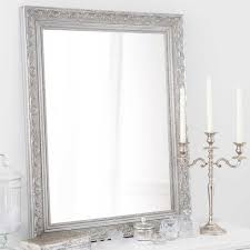 Valentine Paulownia Wood Mirror In Silver H 90cm Miroir Bois Miroir Mobilier De Salon