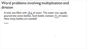 This test comprises of word problems which use mixed operations including addition, subtraction, multiplication, and division. Multiplication And Division Word Problems Ck 12 Foundation